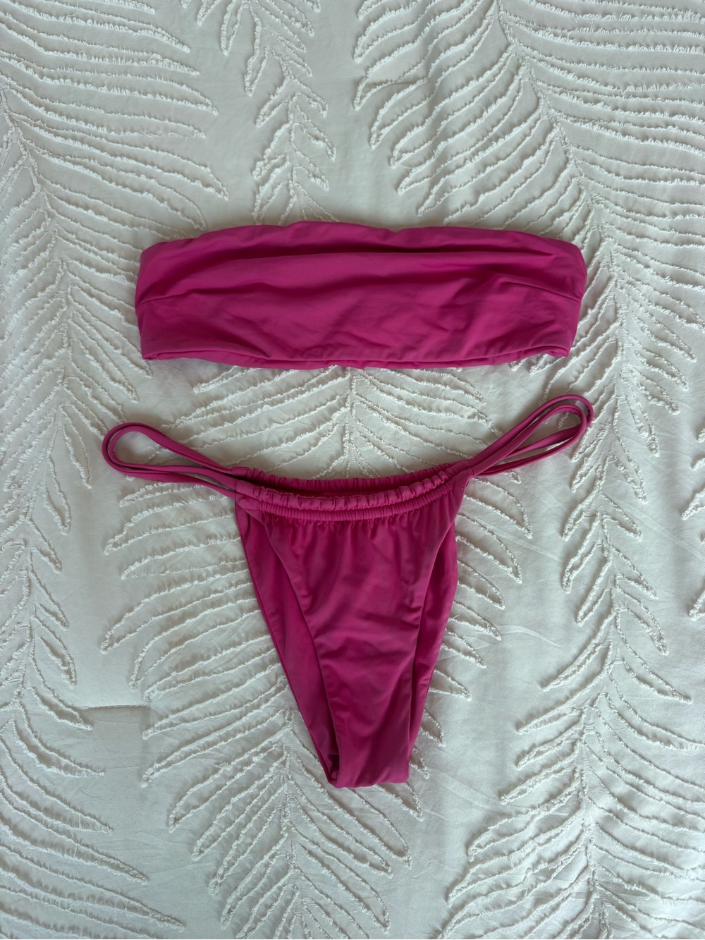 Hot Pink Toast Swim set